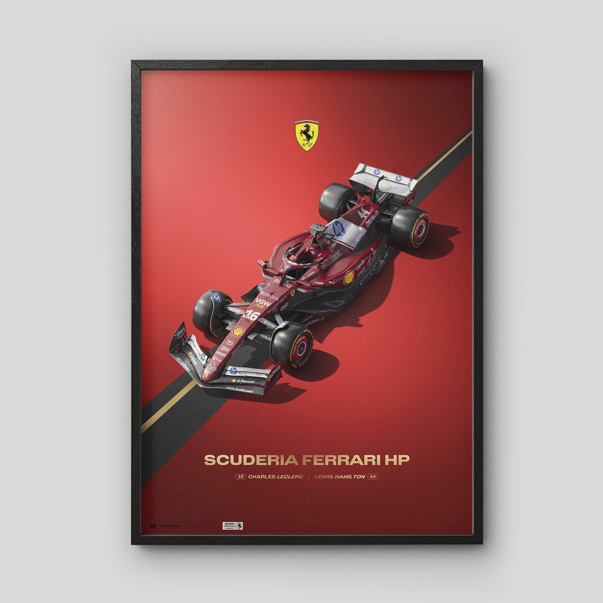 Ferrari SF-25 | Official Poster | Large
