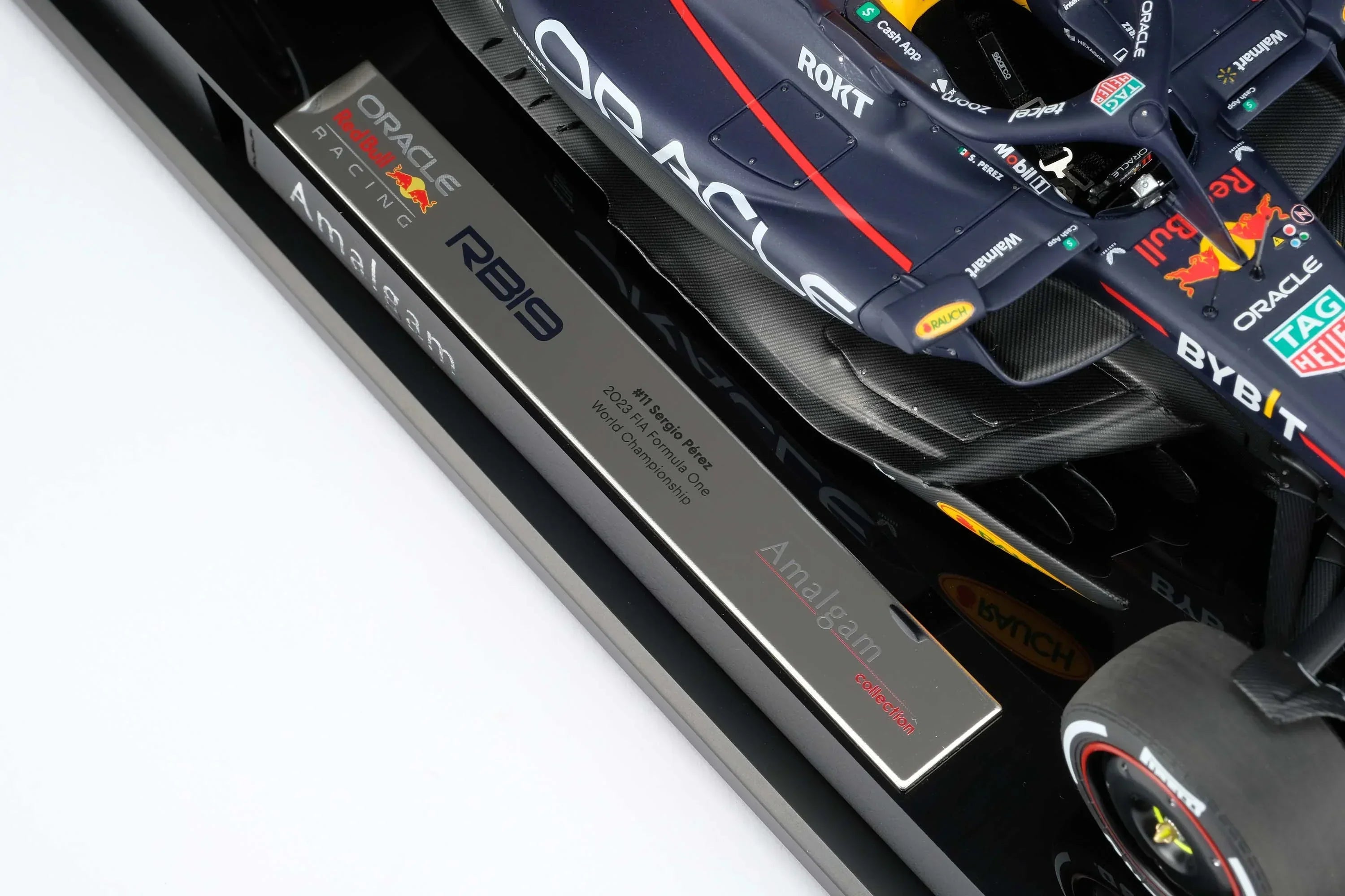 #11 Perez RB19 1:18 Car Model by Amalgam