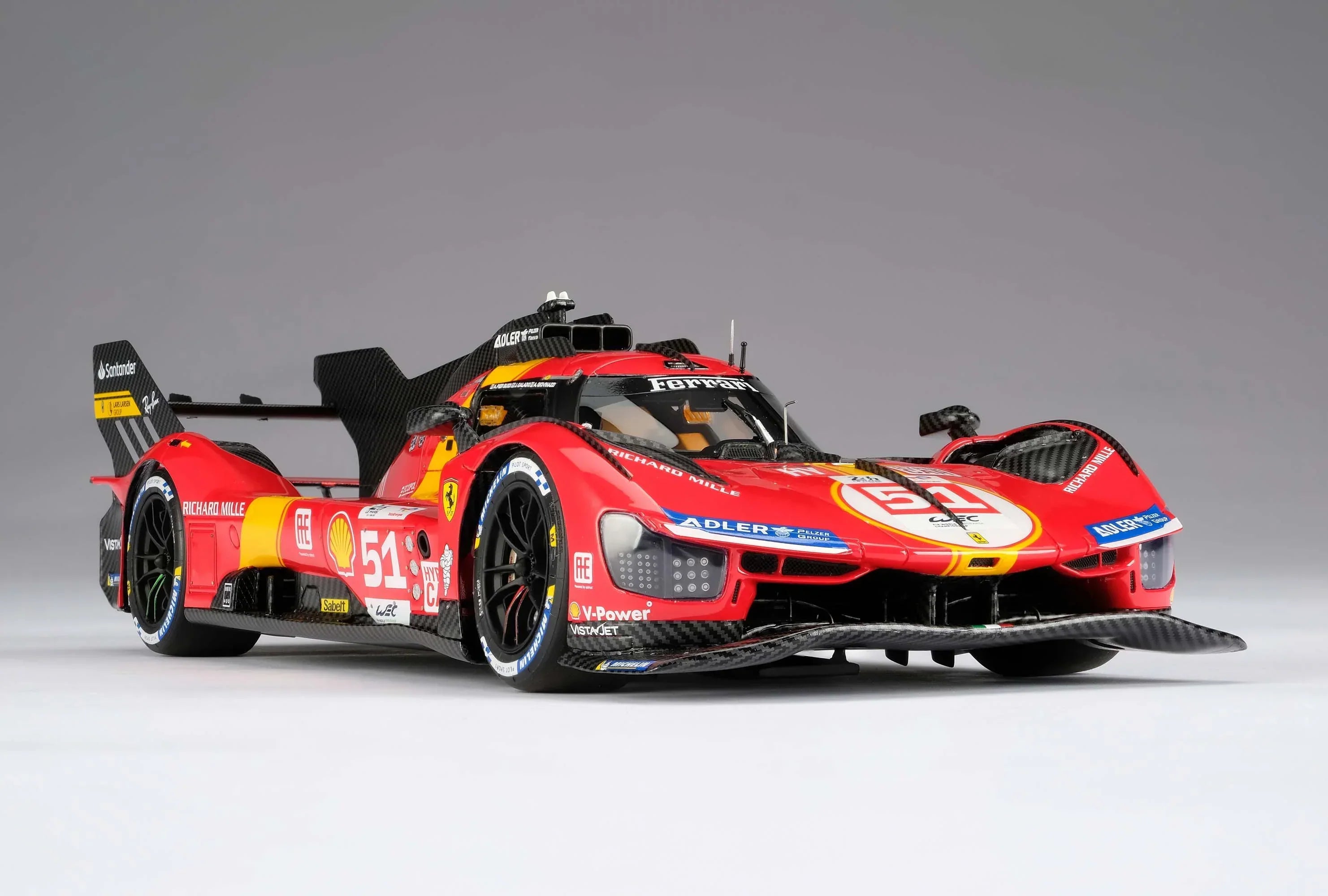 Ferrari 499P 2023 Le Mans Winner 1:18 Amalgam Car Model