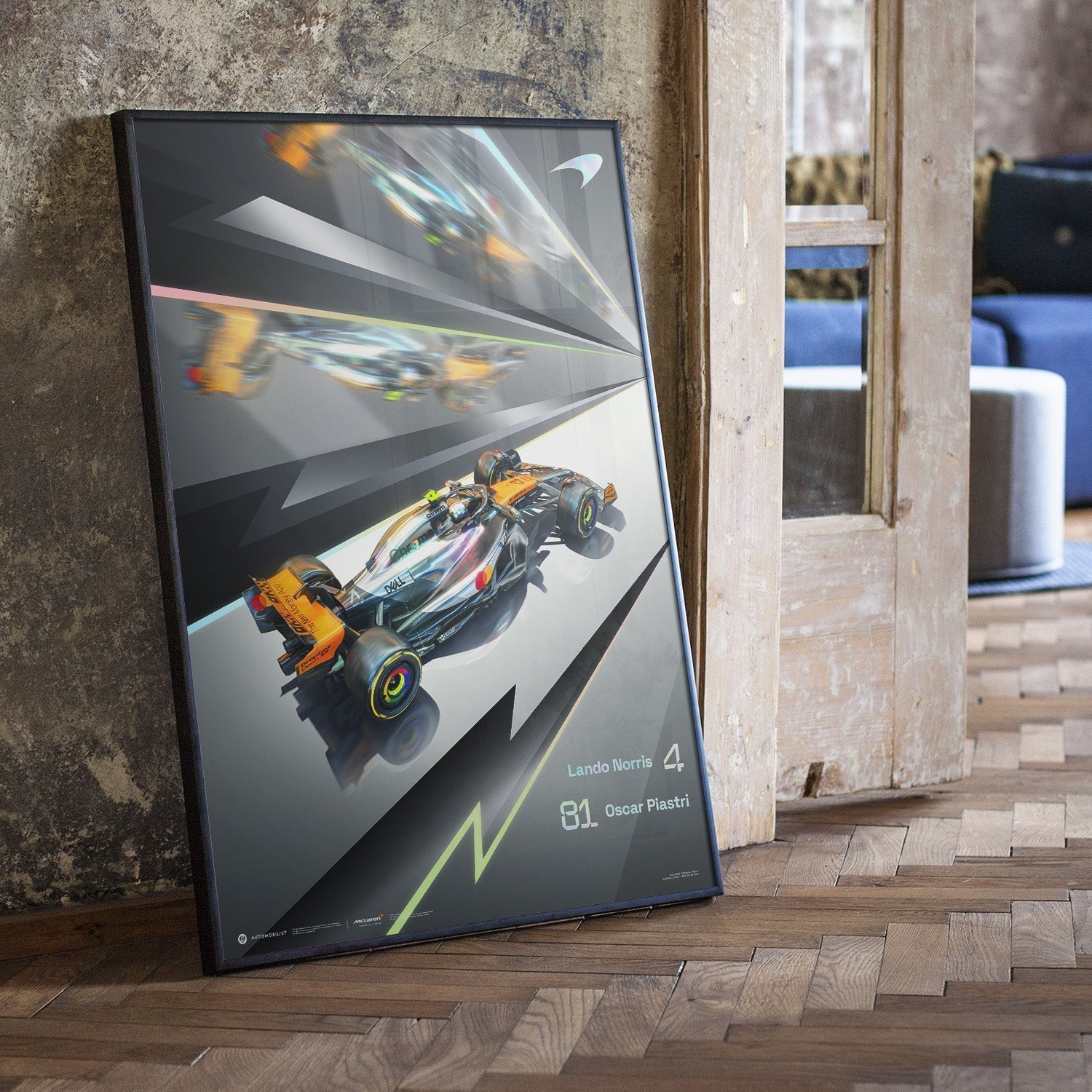 McLaren Formula 1 Team Chrome Livery British Grand Prix 2025 | Large