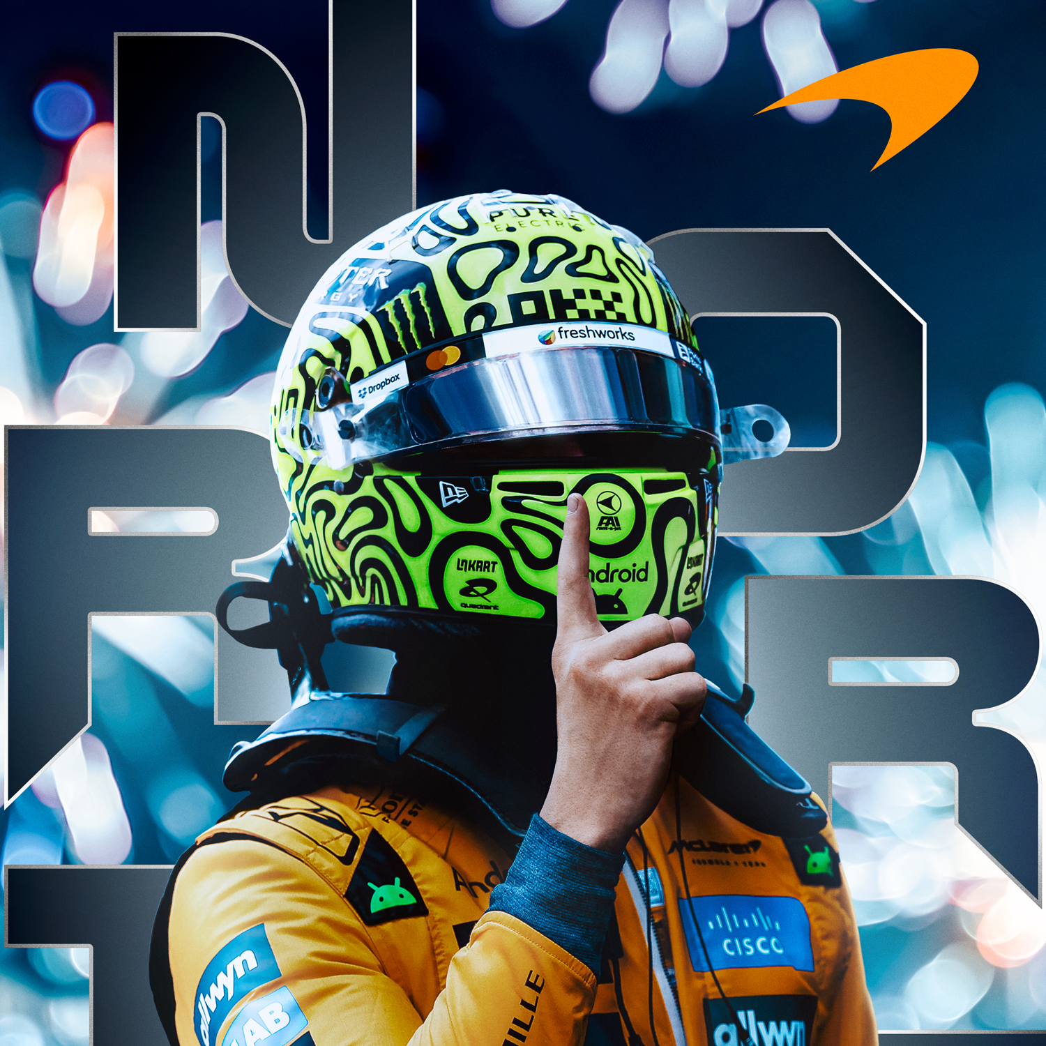 Lando Norris | Drivers' World Champion 2025 | Official Poster