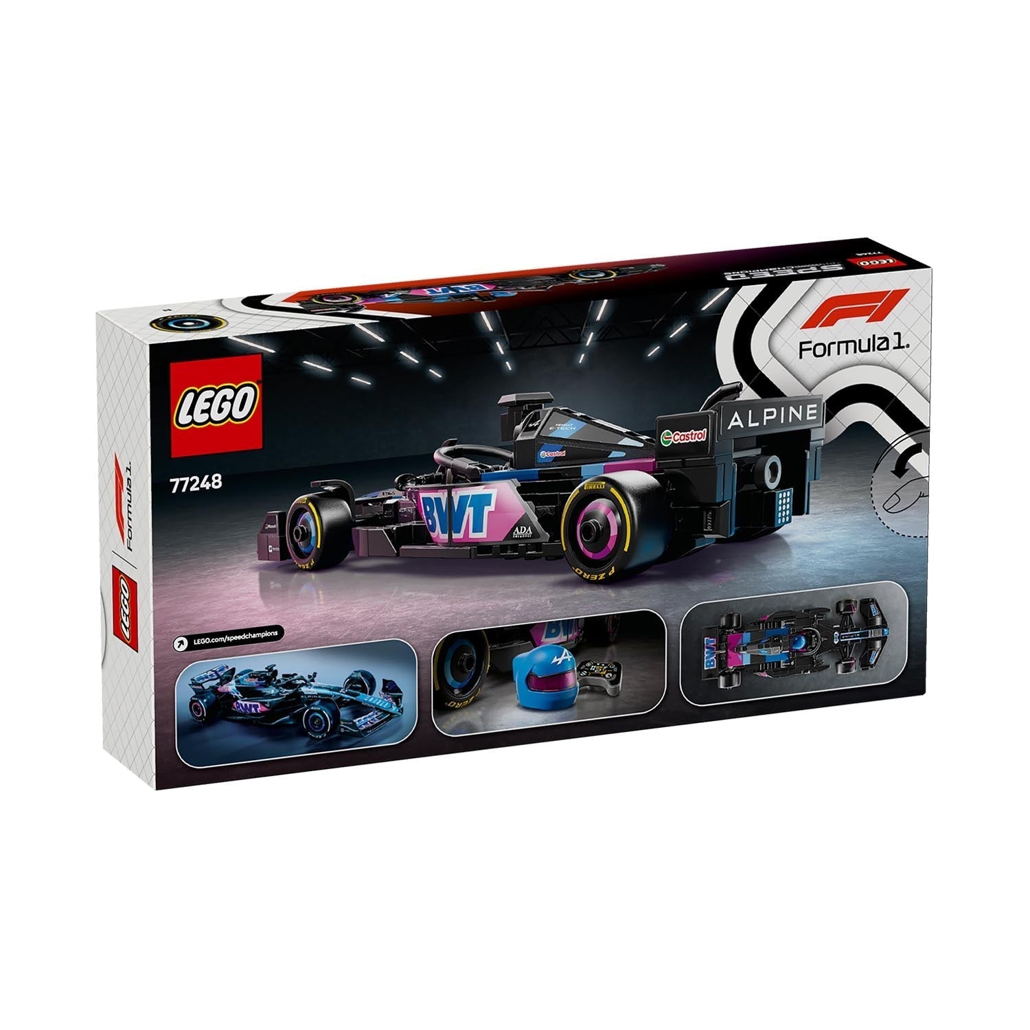 Alpine F1 A524 2024 1:25 Lego Car Model