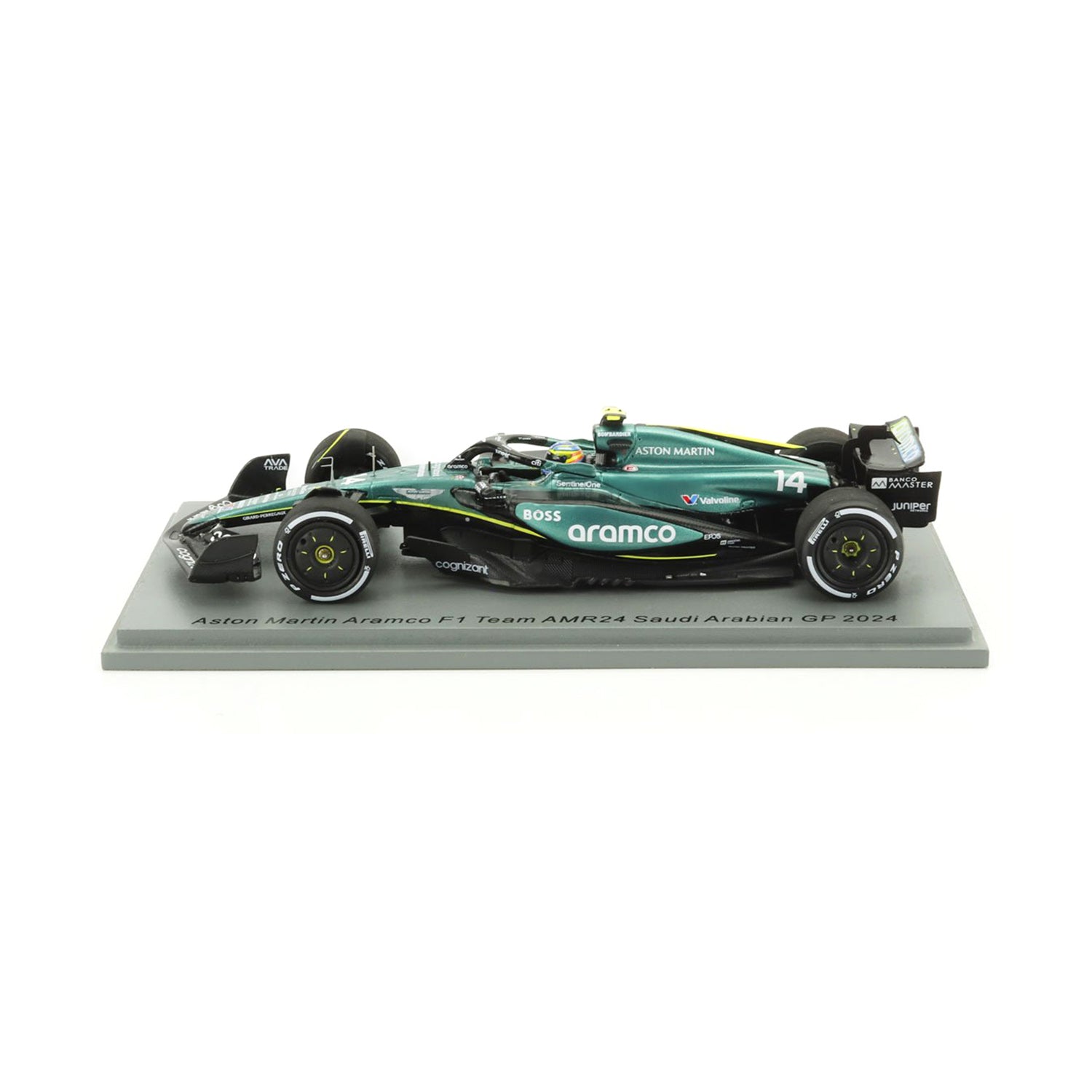 #14 Alonso 2024 Saudi Arabian GP 1:43 Spark Car Model