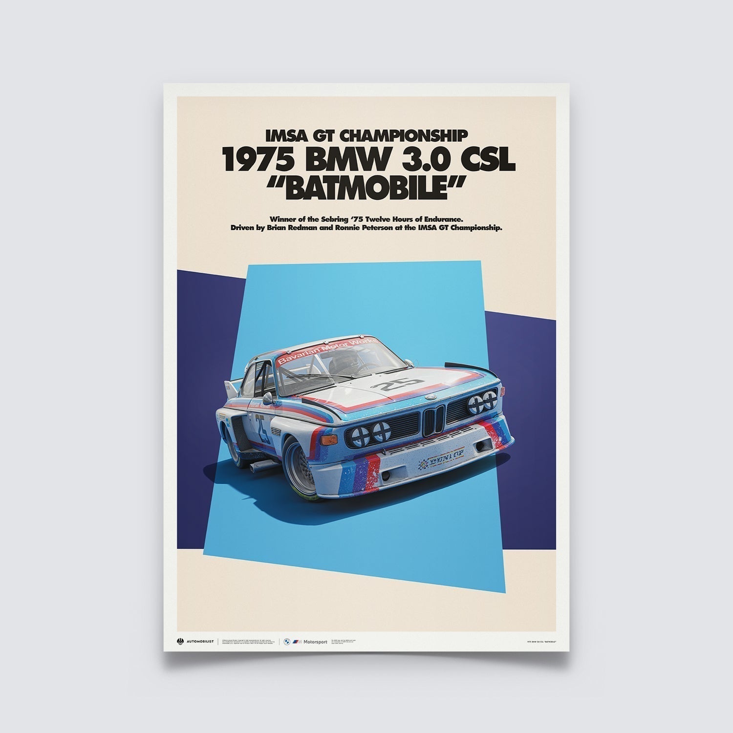 BMW 3.0 CSL "Batmobile" 1975 | BMW Art Car Series | Large
