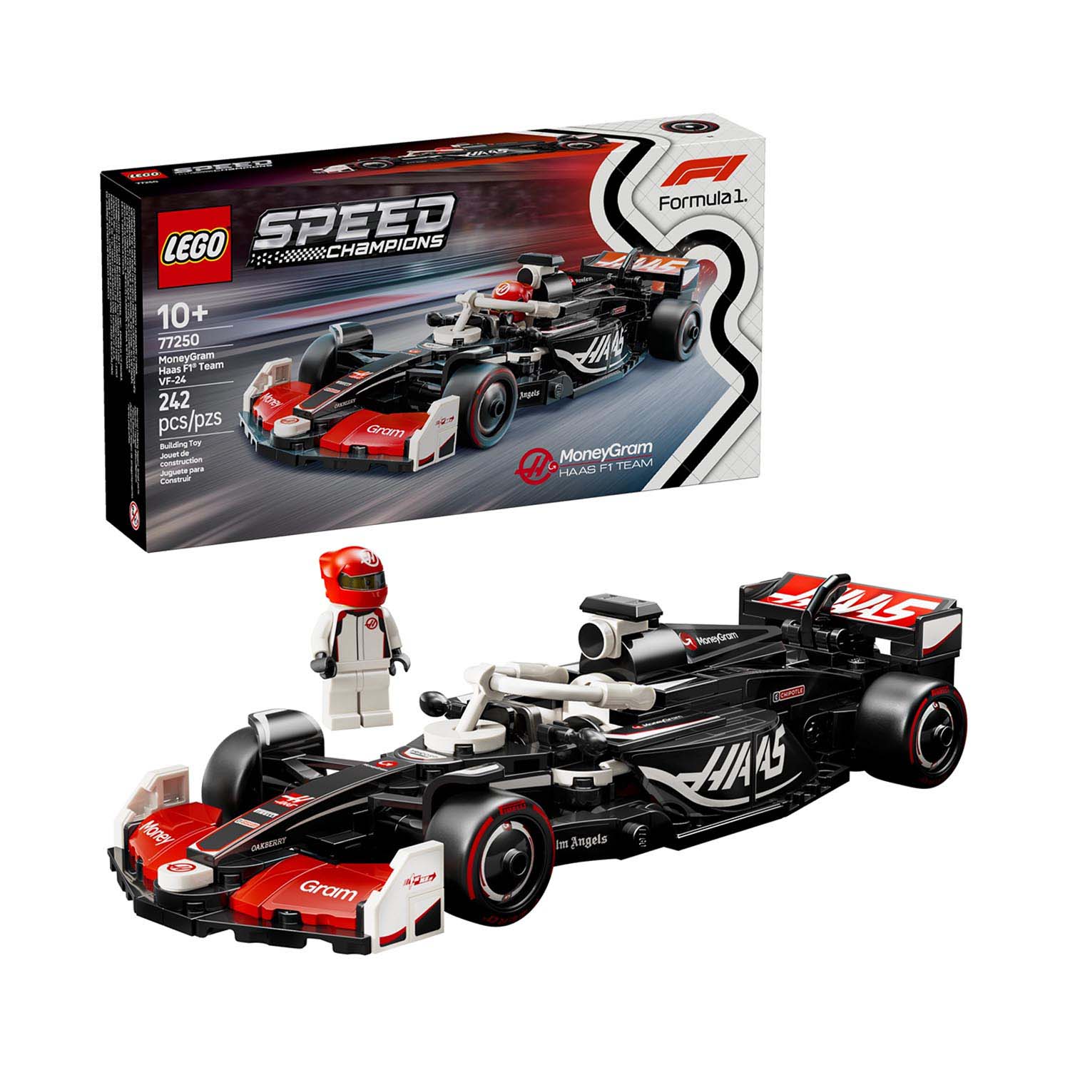 Haas F1 2024 1:25 Lego Car Model