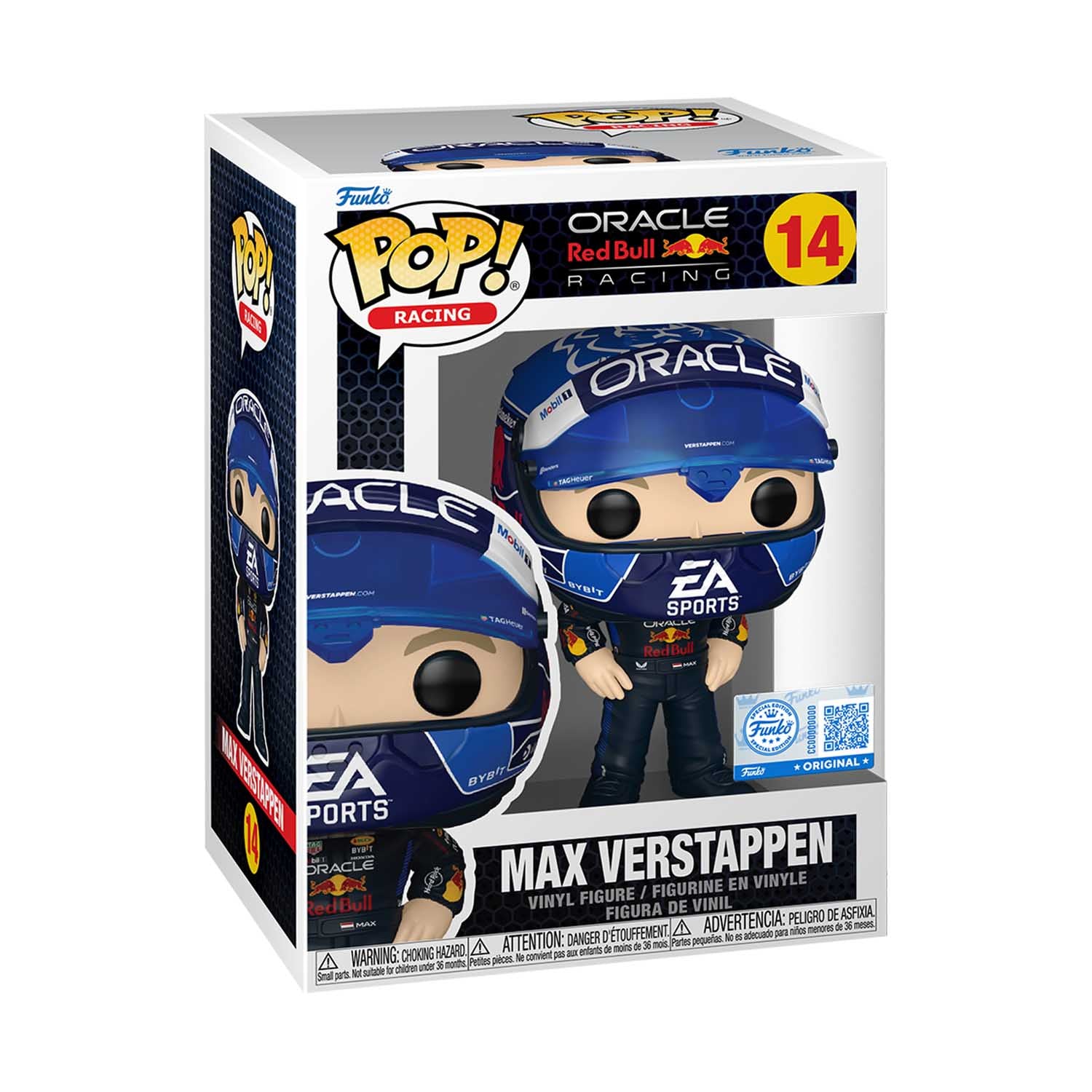 #1 Verstappen Pop! Figure with USA Helmet