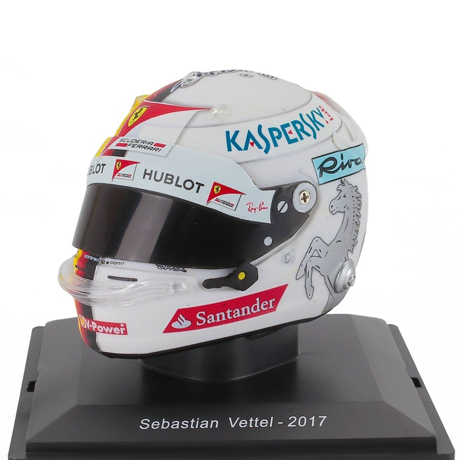 #5 Vettel 2017 1:5 Mini Helmet
