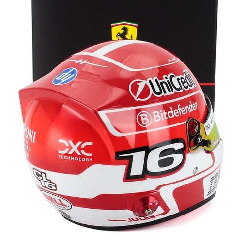 #16 Leclerc 2025 Season 1:2 Mini Helmet by Bell