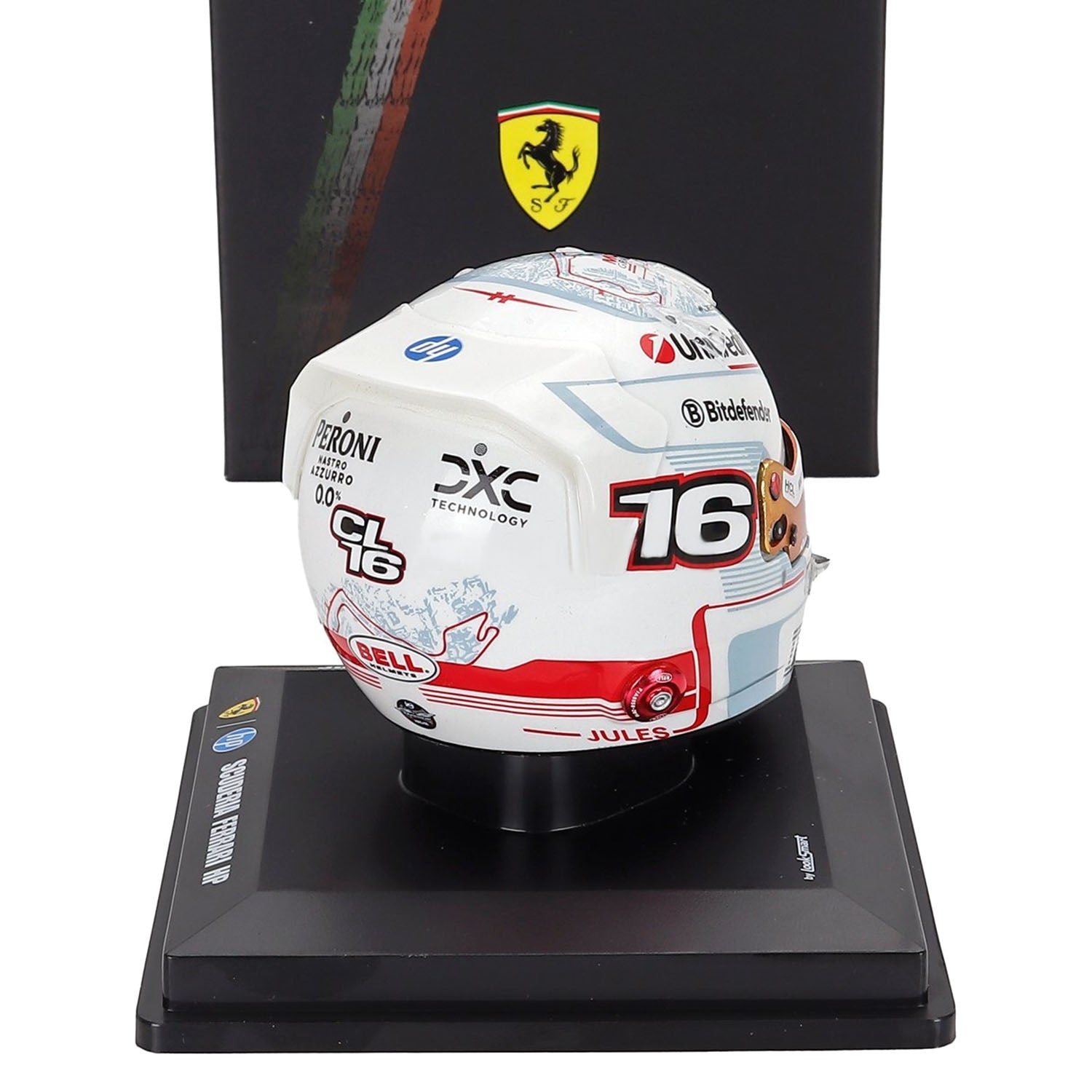 #16 Leclerc Monaco GP 2025 1:5 Mini Helmet