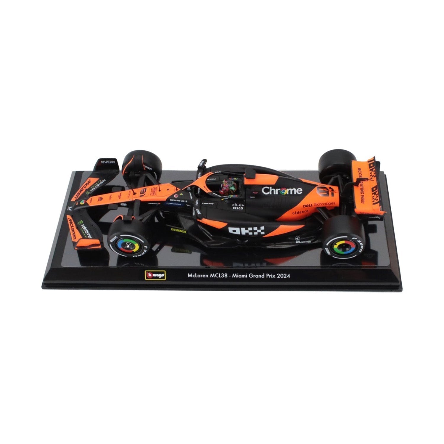 #81 Piastri MCL38 Miami GP 2024 1:24 Car Model