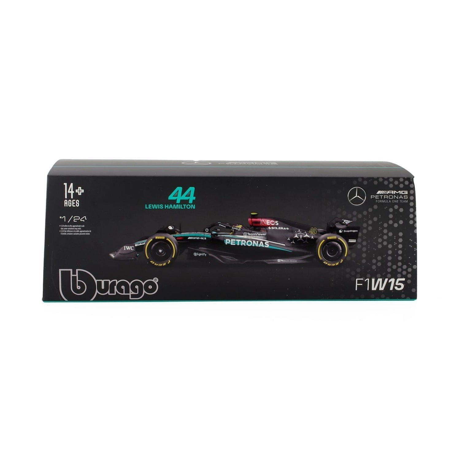#44 Hamilton W15 2024 Season 1:24 Car Model