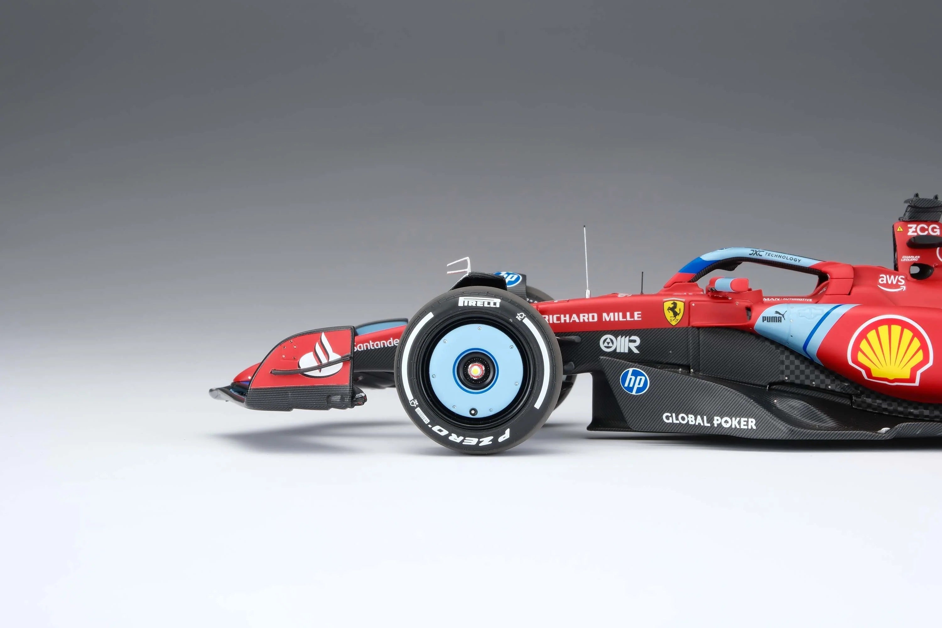 #16 Leclerc SF24 Miami GP 2024 1:18 Car Model by Amalgam
