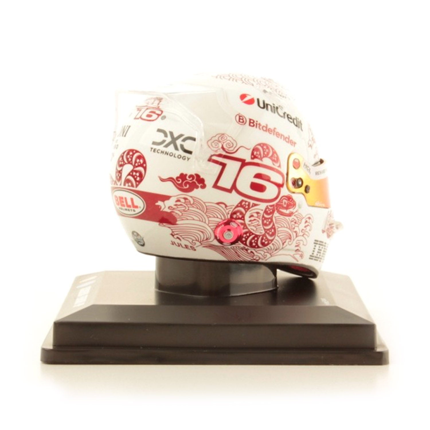 #16 Leclerc China GP 2025 1:5 Mini Helmet