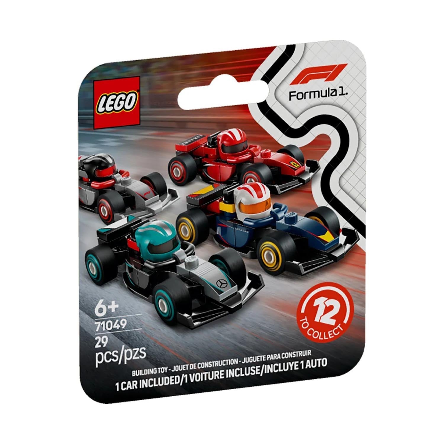 LEGO F1 Collectible Race Cars Mini Buildable F1 Race Car Series (Mystery Box)