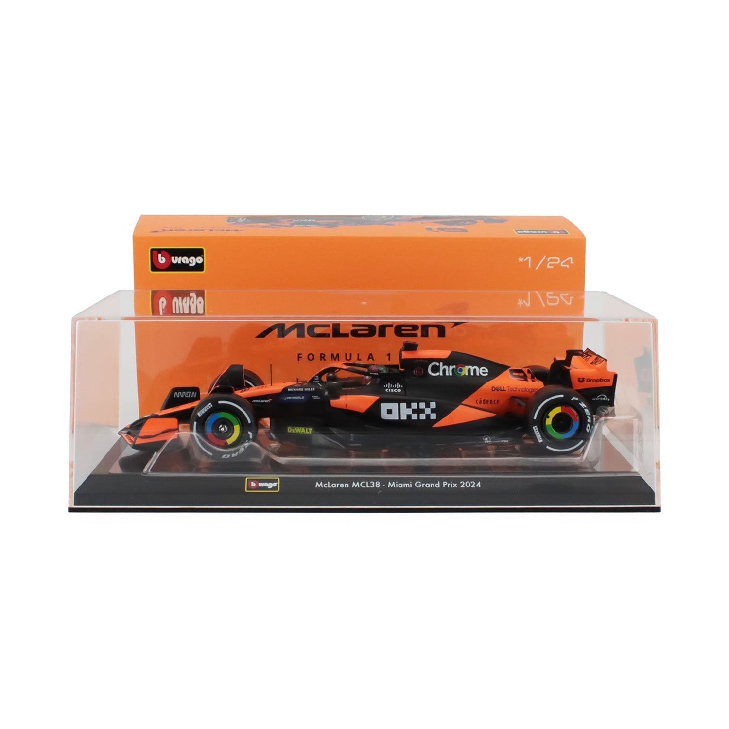 #81 Piastri MCL38 Miami GP 1:24 Car Model