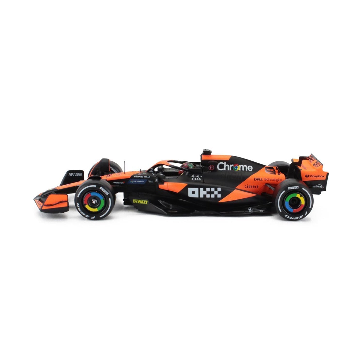 #81 Piastri MCL38 Miami GP 1:24 Car Model