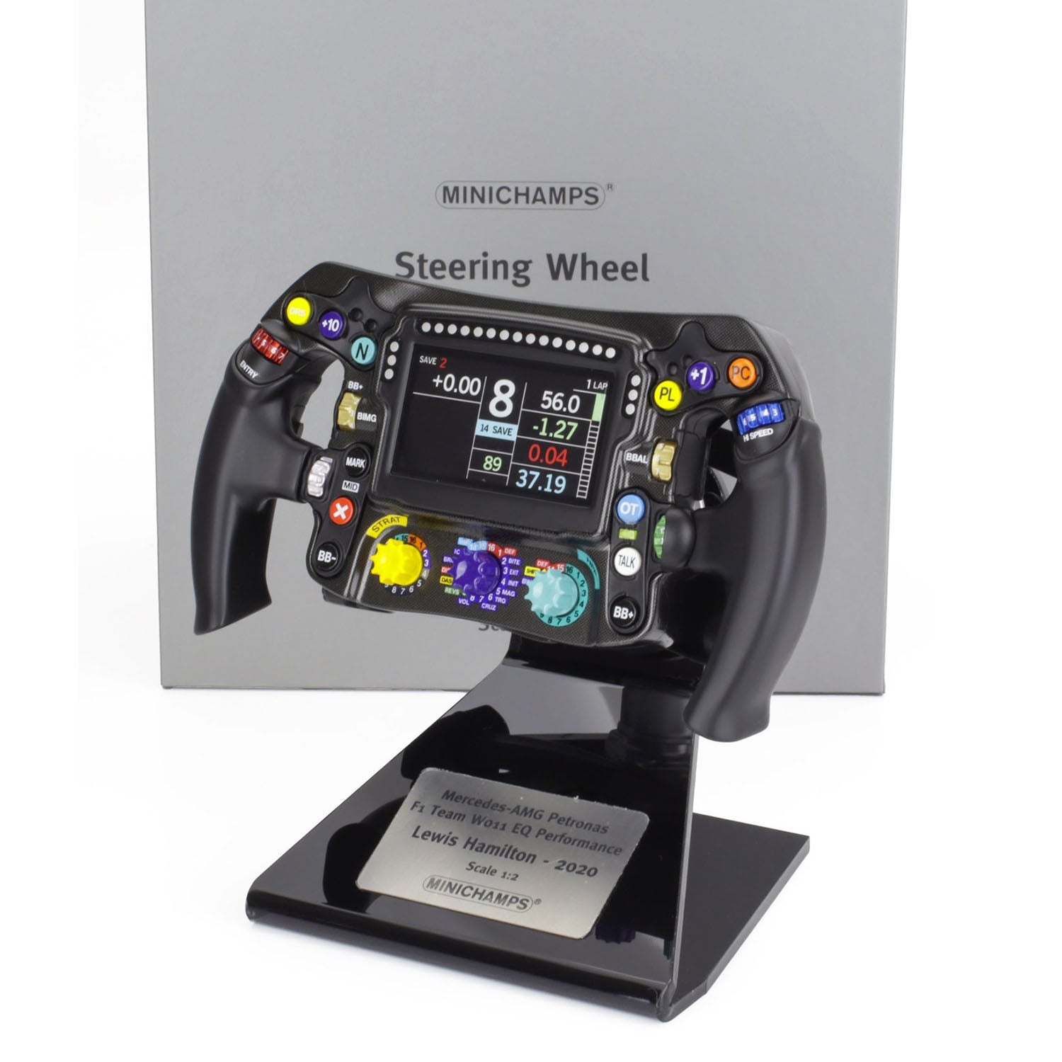 #44 Hamilton W11 World Champion 2020 1:2 Steering Wheel Model