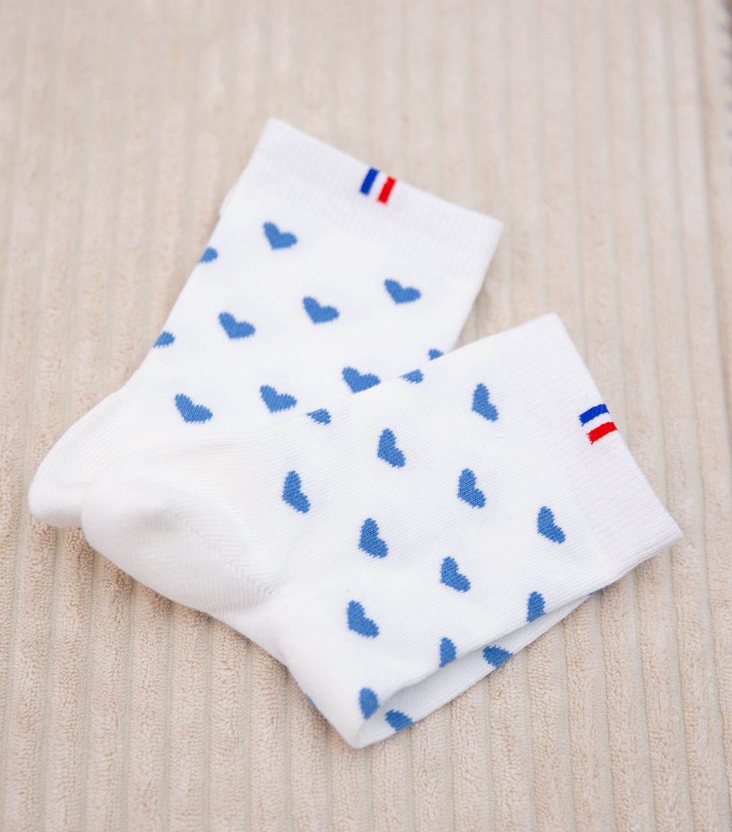 Chaussettes Femme x2 - Pack Cœur Ciel