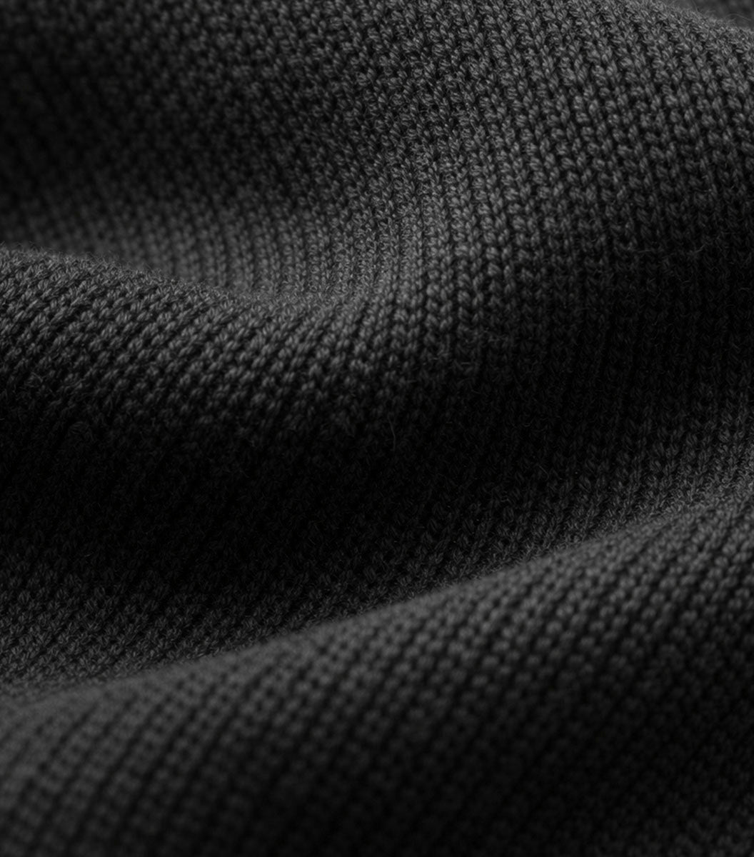 Polo Maille Femme Noir