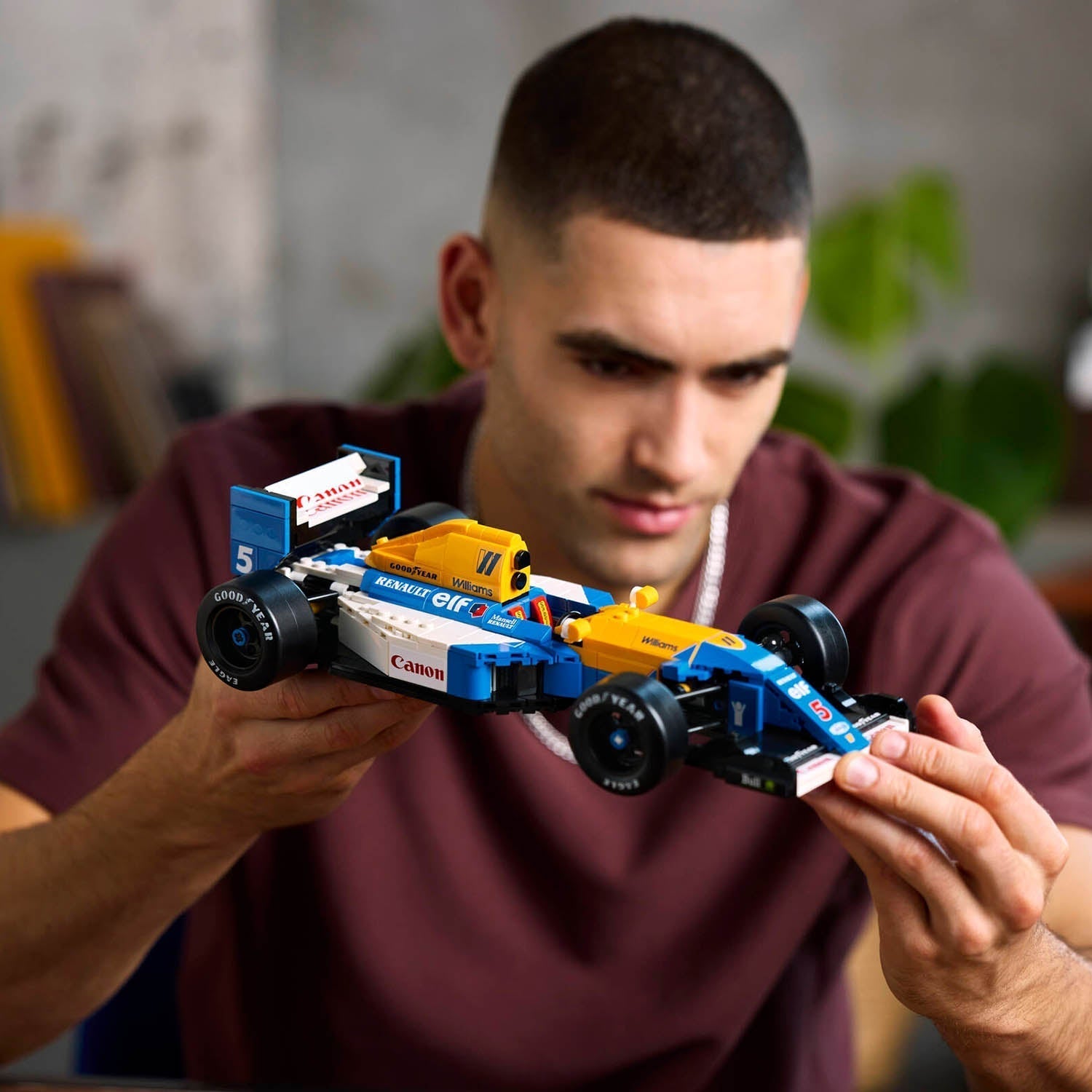 Williams F1 FW14B Nigel Mansell Lego Icons Car Model
