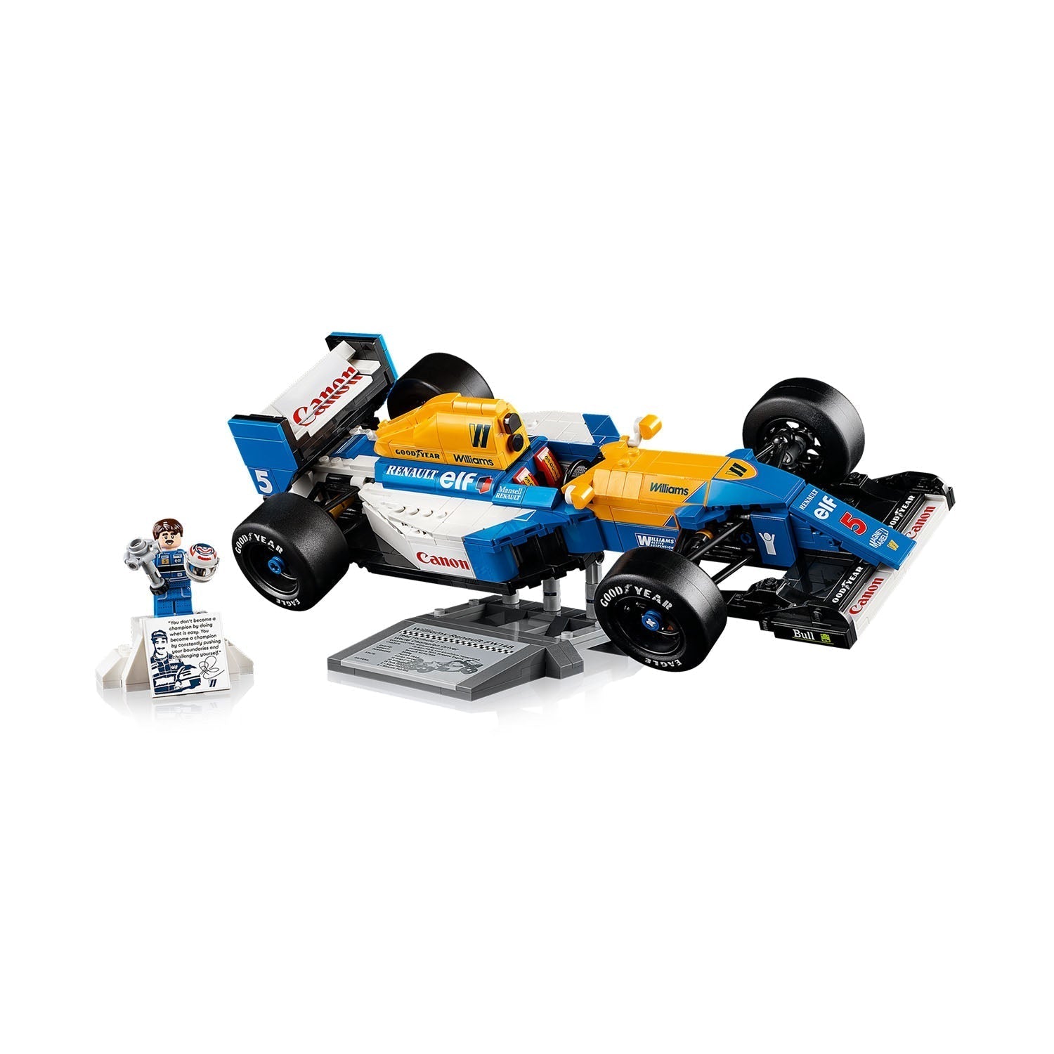 Williams F1 FW14B Nigel Mansell Lego Icons Car Model