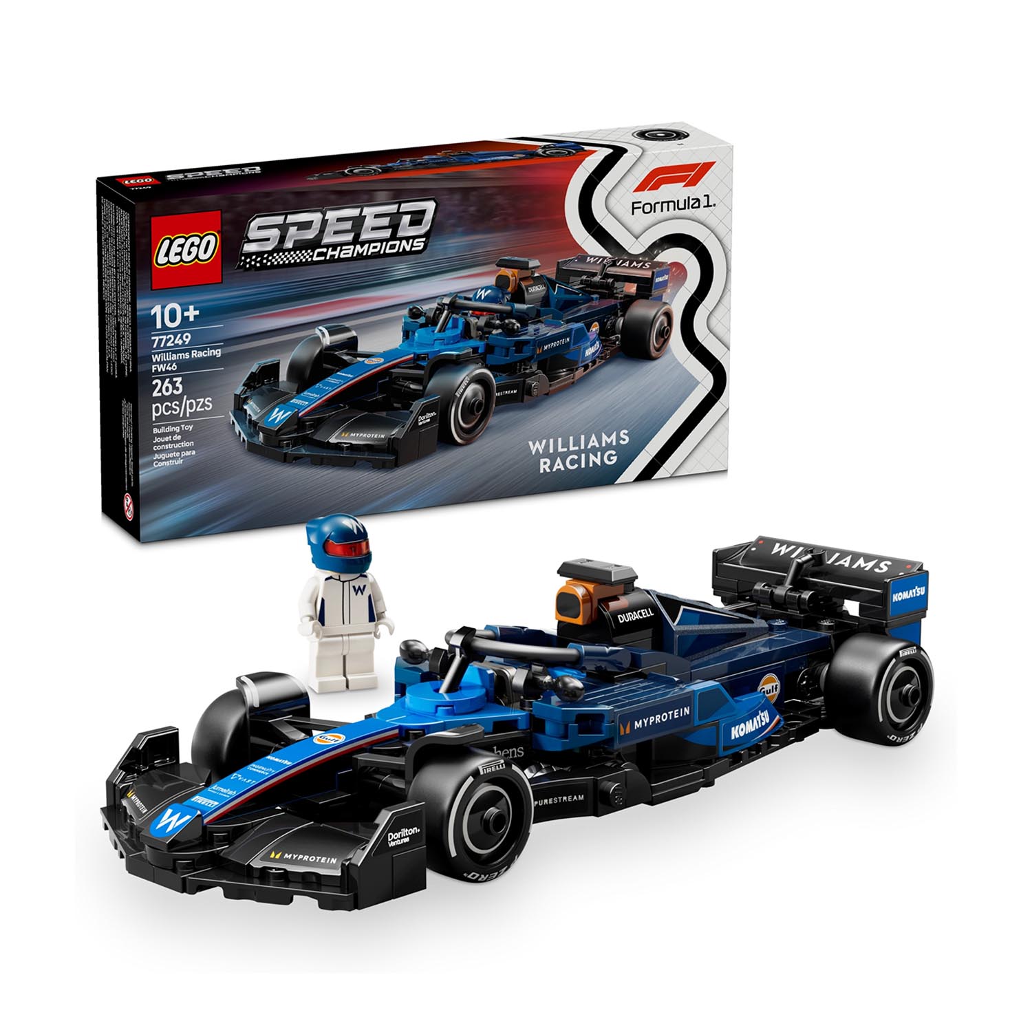 Williams Racing 2024 1:25 Lego Car Model